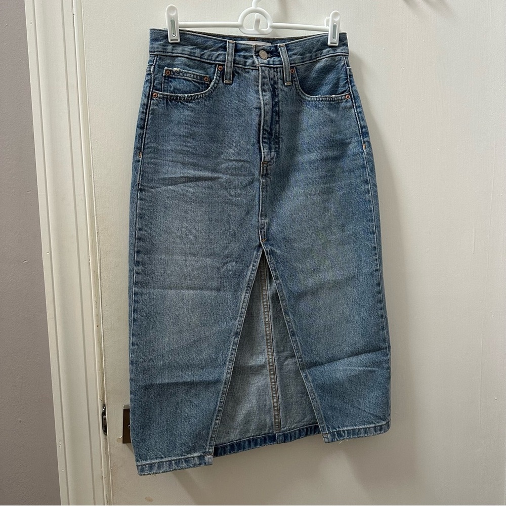 Denim Forum The 90’s Halle Jean Skirt - Aritzia